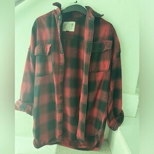 R13 brand oversized flannel shirt